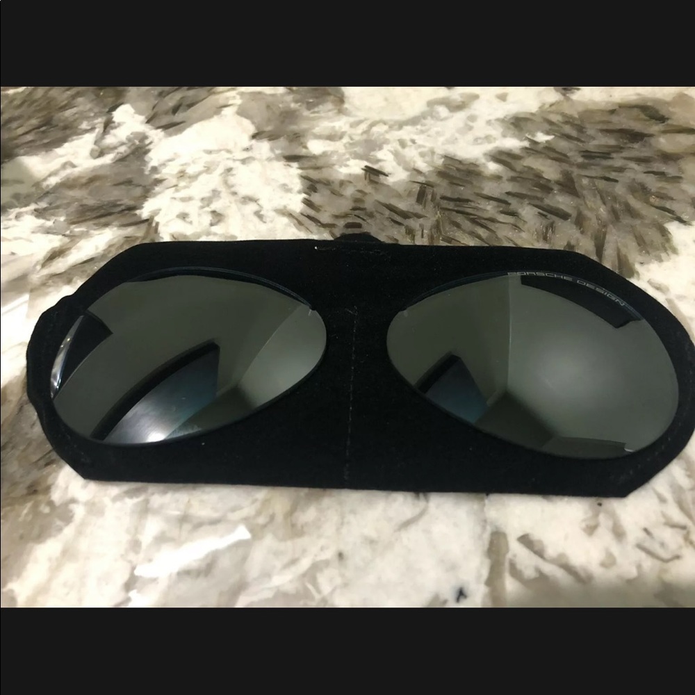 Porsche Design Aviator Sunglasses Brown Gold Frame - Picture 5 of 16